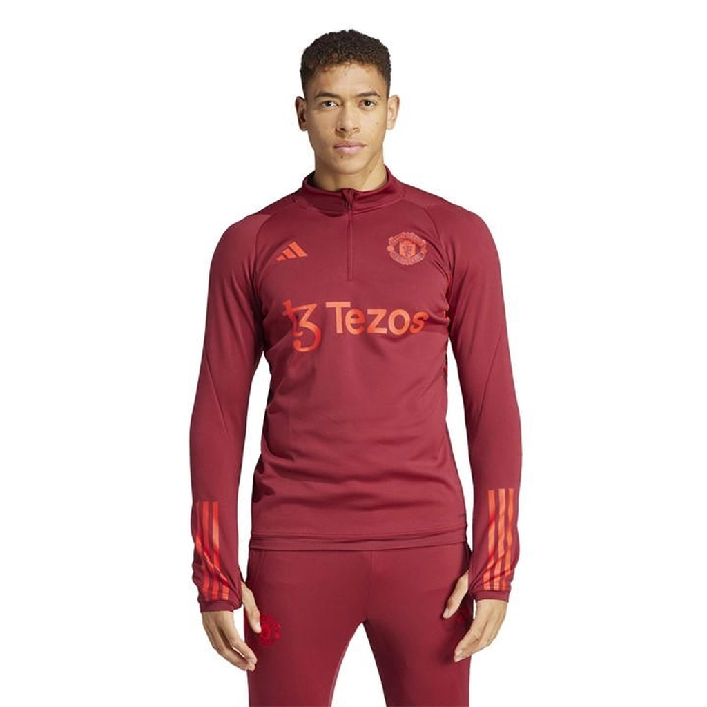 Adidas Originals Manchester United Drill Top 2023 2024 Adults - Red